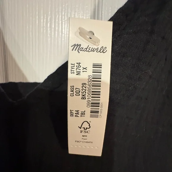 Madewell Lightspun V-neck Midi Dress - Picture 9 of 11